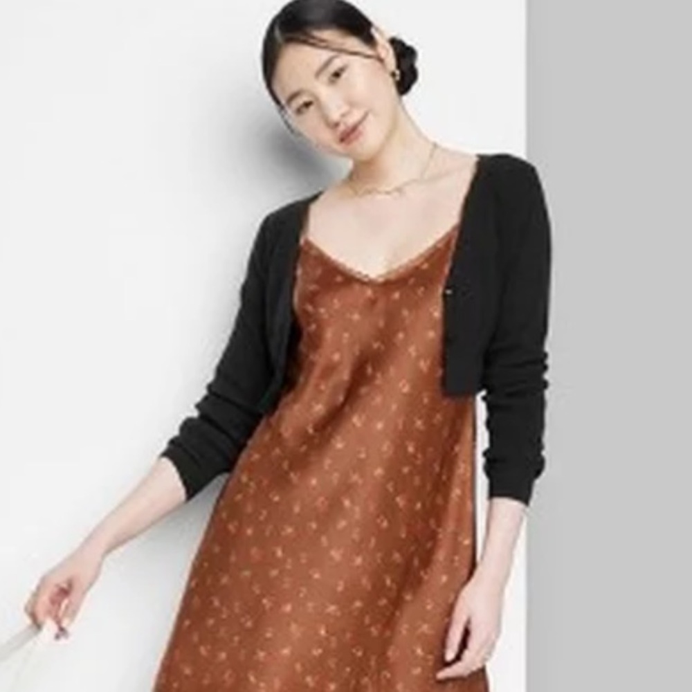 Wild Fable Black Ribbed Cardigan